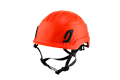 Type II + Non-Vented Orange Safety Helmet (T2NOR - Pro-Three Quarter)