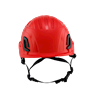 Type II + Non-Vented Red Safety Helmet with Mips Technology (T2NRDM - Front)