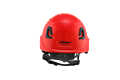 Type II + Non-Vented Red Safety Helmet with Mips Technology (T2NRDM - Pro-Back)