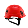 Type II + Non-Vented Red Safety Helmet with Mips Technology (T2NRDM - Right)