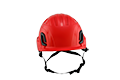 Type II + Non-Vented Red Safety Helmet (T2NRD - Pro-Front)
