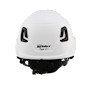 Type II + Non-Vented White Safety Helmet with Mips Technology (T2NWHM - Back)