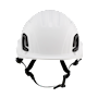 Type II + Non-Vented White Safety Helmet with Mips Technology (T2NWHM - Front)