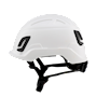 Type II + Non-Vented White Safety Helmet with Mips Technology (T2NWHM - Left)