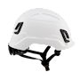 Type II + Non-Vented White Safety Helmet with Mips Technology (T2NWHM - Right)