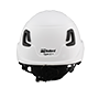 Type II + Non-Vented White Safety Helmet (T2NWH - Back)