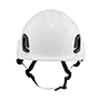 Type II + Non-Vented White Safety Helmet (T2NWH - Front)