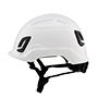 Type II + Non-Vented White Safety Helmet (T2NWH - Left)