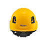 Type II + Non-Vented Yellow Safety Helmet with Mips Technology (T2NYLM - Back)