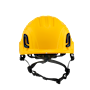 Type II + Non-Vented Yellow Safety Helmet with Mips Technology (T2NYLM - Front)