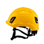 Type II + Non-Vented Yellow Safety Helmet (T2NYL - Left)
