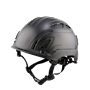 Type II + Vented Black Safety Helmet with Mips Technology (T2VBKM - Three Quarter View)