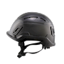 Type II + Vented Black Safety Helmet with Mips Technology (T2VBKM - Left)