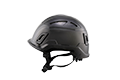 Type II + Vented Black Safety Helmet (T2VBK - Left Side)