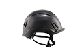 Type II + Vented Black Safety Helmet (T2VBK - Right Side)