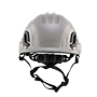 Type II + Vented Dove Gray Safety Helmet (T2VDG - Front)