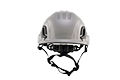 Type II + Vented Dove Gray Safety Helmet (T2VDG - Pro-Front)