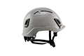 Type II + Vented Dove Gray Safety Helmet (T2VDG - Right Side)