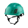 Type II + Vented Forest Green Safety Helmet with Mips Technology (T2VFGM - Three Quarter View)