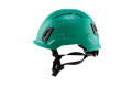 Type II + Vented Forest Green Safety Helmet with Mips Technology (T2VFGM - Left Side)