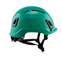 Type II + Vented Forest Green Safety Helmet (T2VFG - Right)