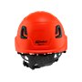 Type II + Vented Hi-Viz Orange Safety Helmet with Mips Technology (T2VHOM - Back)
