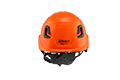 Type II + Vented Hi-Viz Orange Safety Helmet (T2VHO - Pro-Back)