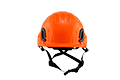 Type II + Vented Hi-Viz Orange Safety Helmet (T2VHO - Pro-Front)