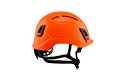 Type II + Vented Hi-Viz Orange Safety Helmet (T2VHO - Right Side)