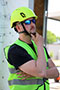 Type II + Vented Hi-Viz Yellow Safety Helmet (T2VHY - Action-1)