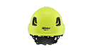 Type II + Vented Hi-Viz Yellow Safety Helmet (T2VHY - Pro-Back)