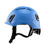 Type II + Vented Kentucky Blue Safety Helmet (T2VKB - Left)