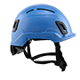 Type II + Vented Kentucky Blue Safety Helmet (T2VKB - Right)