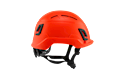 Type II + Vented Orange Safety Helmet (T2VOR - Right Side)