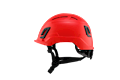 Type II + Vented Red Safety Helmet with Mips Technology (T2VRDM - Side)