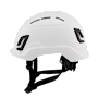 Type II + Vented White Safety Helmet with Mips Technology (T2VWHM - Left)