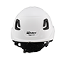 Type II + Vented White Safety Helmet (T2VWH - Back)