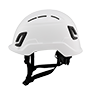 Type II + Vented White Safety Helmet (T2VWH - Left)