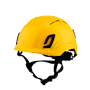 Type II + Vented Yellow Safety Helmet with Mips Technology (T2VYLM - Three Quarter View)