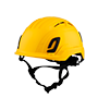 Type II + Vented Yellow Safety Helmet (T2VYL - Three Quarter View)