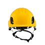 Type II + Vented Yellow Safety Helmet (T2VYL - Front)