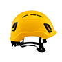 Type II + Vented Yellow Safety Helmet (T2VYL - Right)