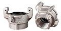 1-1/2 Inch (in) Hose Size Aluminum Full Port Threaded Coupling Fitting