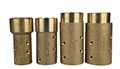 3/4 Inch (in) Hose Size and 1-1/2 Inch (in) Outside Diameter (OD) Brass Contractor Threads Nozzle Holder